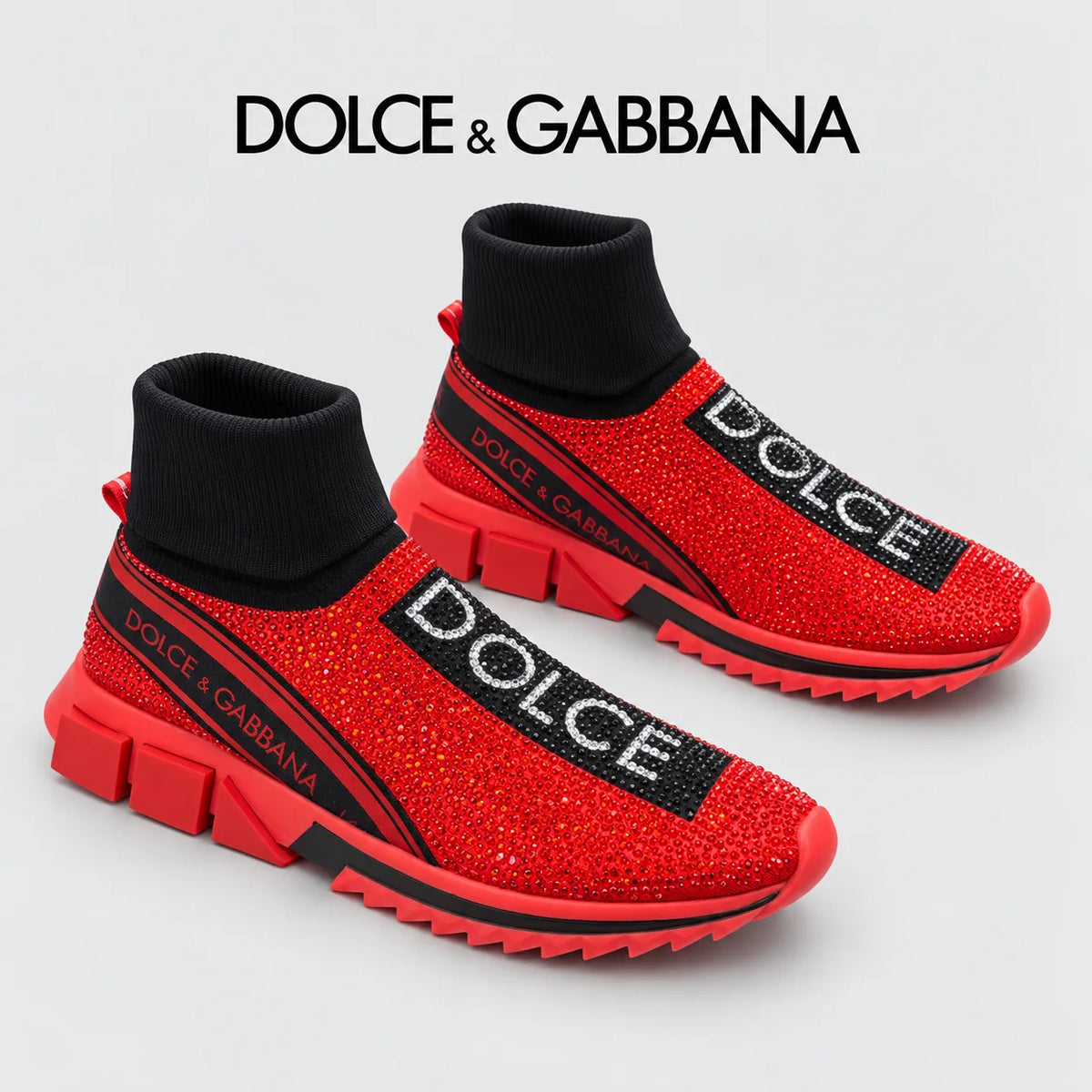 Dolce & Gabbana DG Couple's Athletic Casual Sneakers