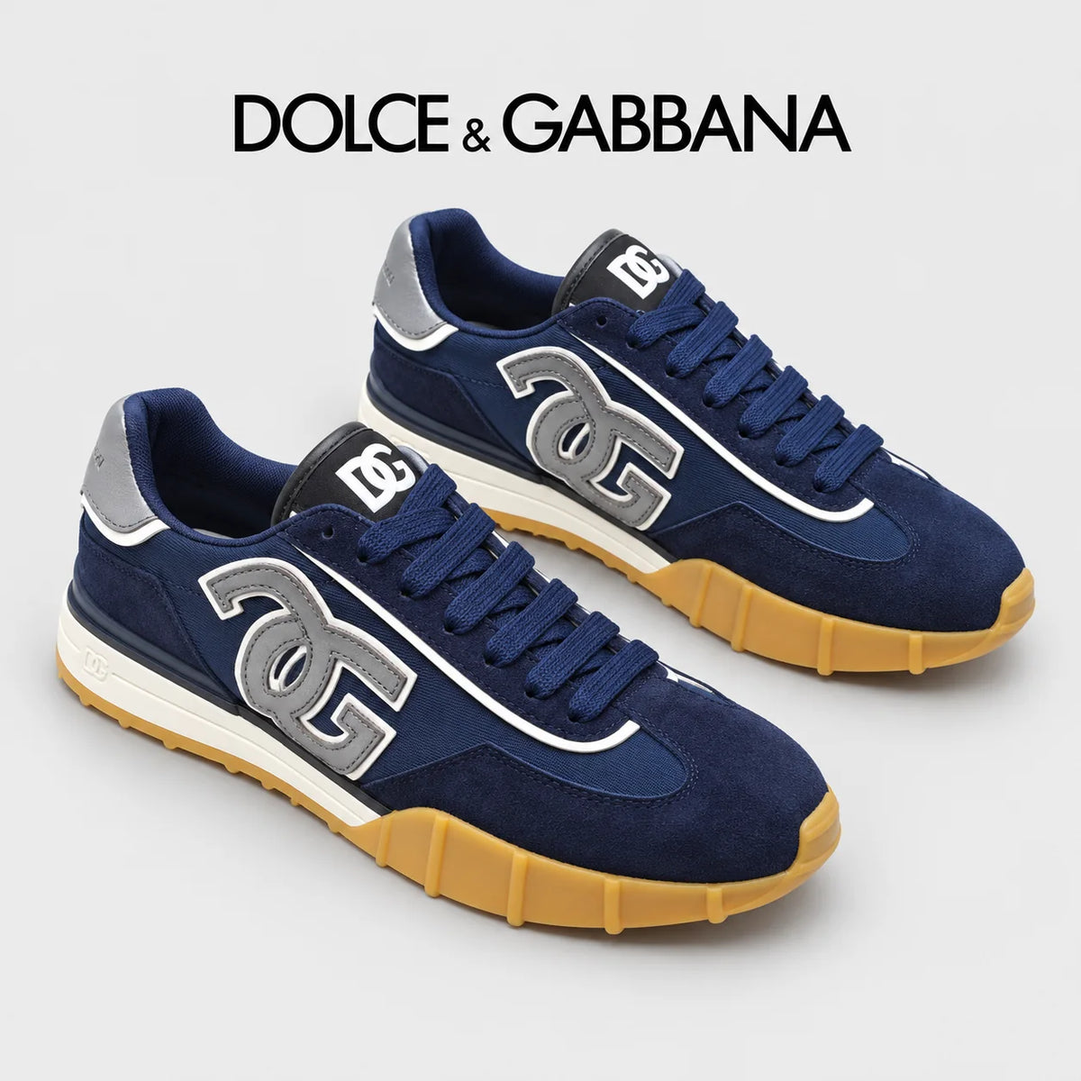 Dolce & Gabbana DG Couple's Athletic Casual Sneakers