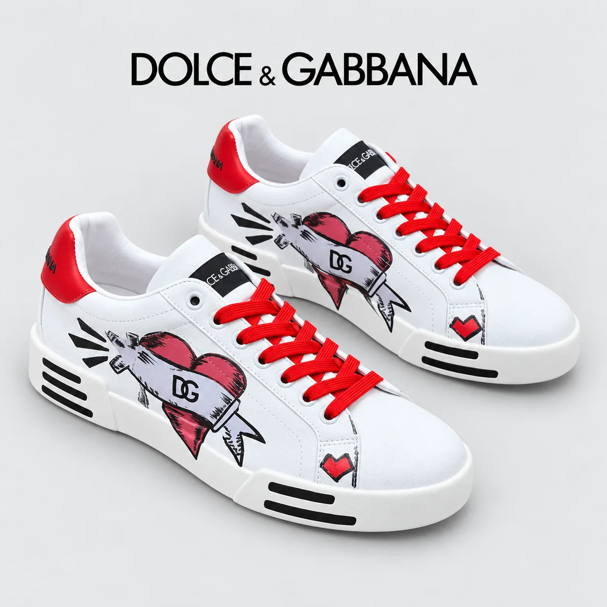 Dolce & Gabbana DG Couple's Athletic Casual Sneakers
