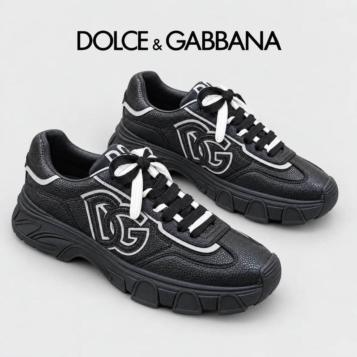 Dolce & Gabbana DG Couple's Athletic Casual Sneakers