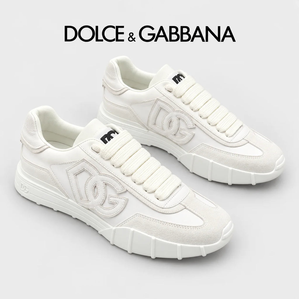 Dolce & Gabbana DG Premium Men's Mixed-Material Casual Sneakers