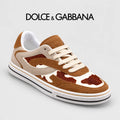Dolce & Gabbana DG Men's Low-Top Logo Sneakers in Calfskin