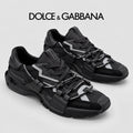 Dolce & Gabbana DG Heavy-Craft Calfskin Sneakers with 5D Accents