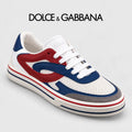 Dolce & Gabbana DG Men's Low-Top Logo Sneakers in Calfskin