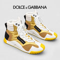 Dolce & Gabbana DG Silk Calfskin & Nubuck Casual Sneakers