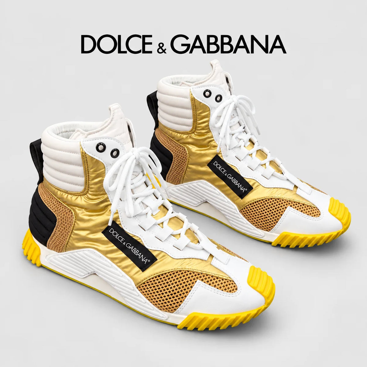 Dolce & Gabbana DG Silk Calfskin & Nubuck Casual Sneakers
