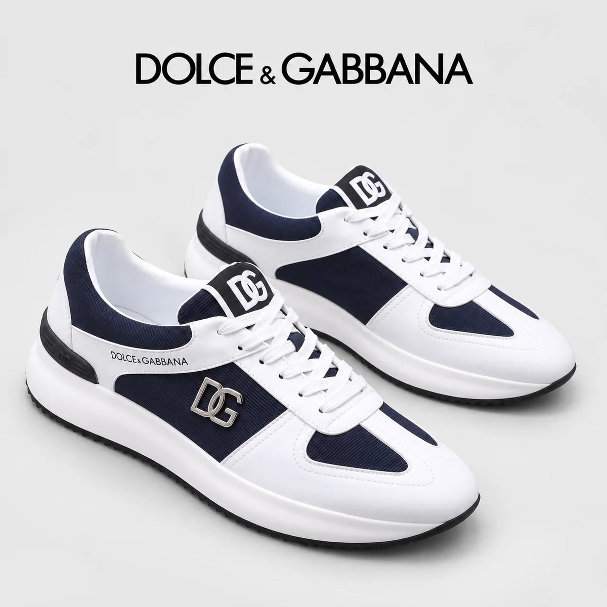 Dolce & Gabbana DG Men's Lace-Up Casual Shoes