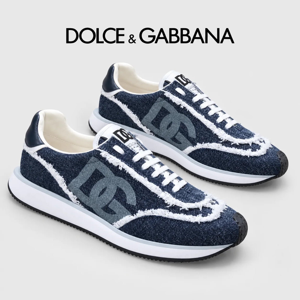 Dolce & Gabbana DG Low-Top Sneakers in Calfskin