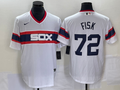 Men's Chicago White Sox Carlton Fisk #72 White Home Cooperstown Collection Team Player Jerseys