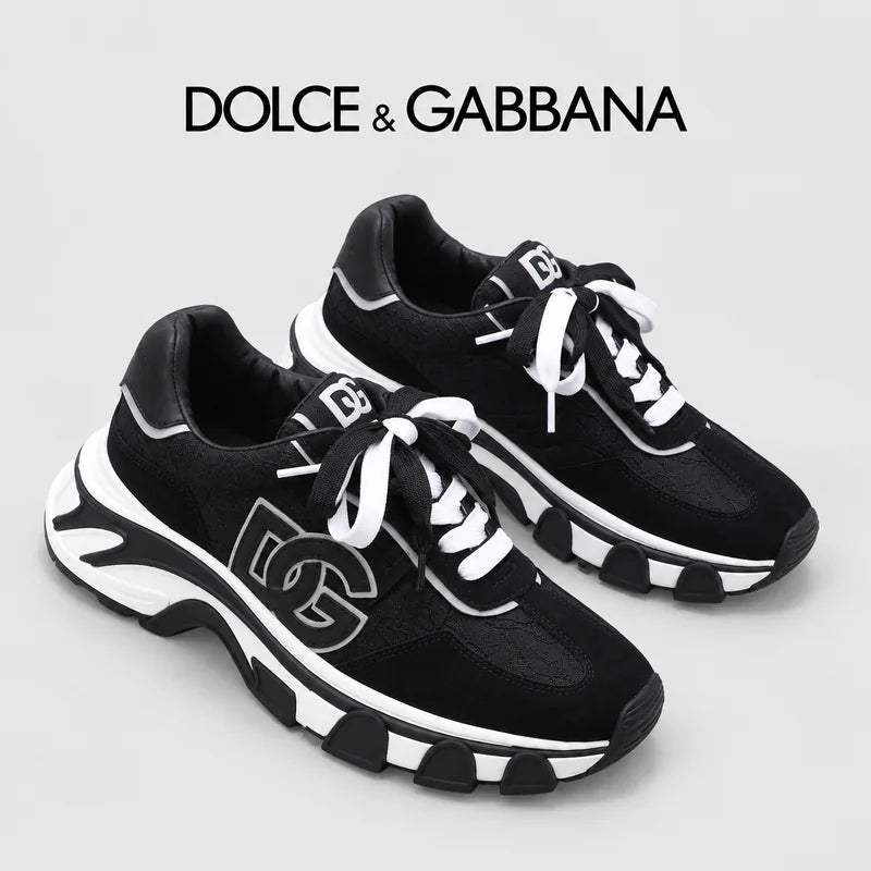 Dolce & Gabbana DG Couple's Suede Casual Sneakers