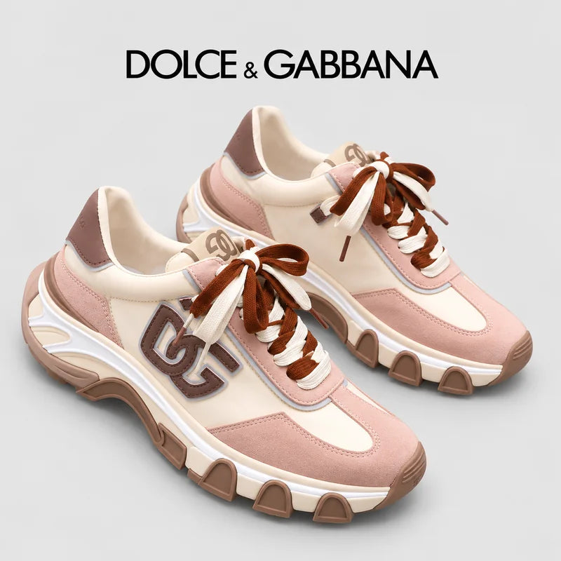 Dolce & Gabbana DG Couple's Suede Casual Sneakers