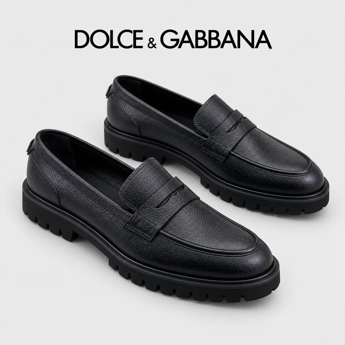 Dolce & Gabbana DG Men's Dress Shoes in Italian Patent Calfskin