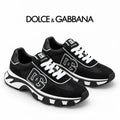 Dolce & Gabbana DG Men's Slip-On Moccasin Loafers with Metal Detail