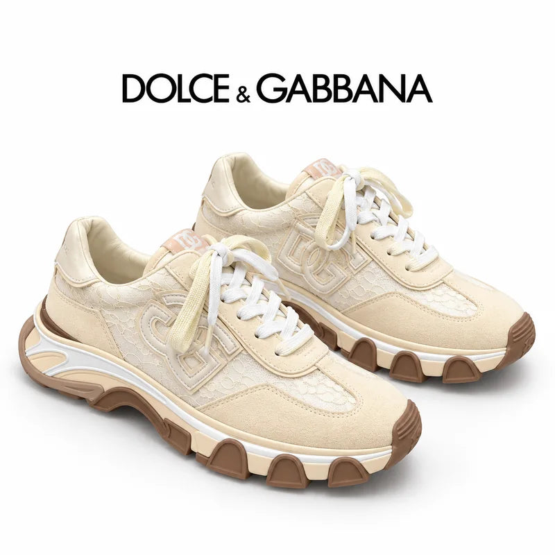 Dolce & Gabbana DG Men's Suede & Waterproof-Fabric Casual Sneakers