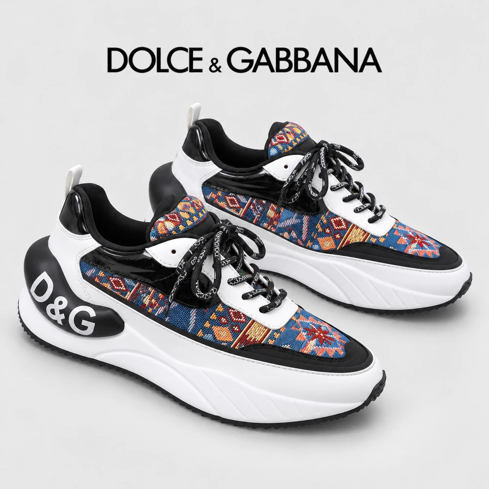 Dolce & Gabbana DG Couple's Suede Casual Sneakers