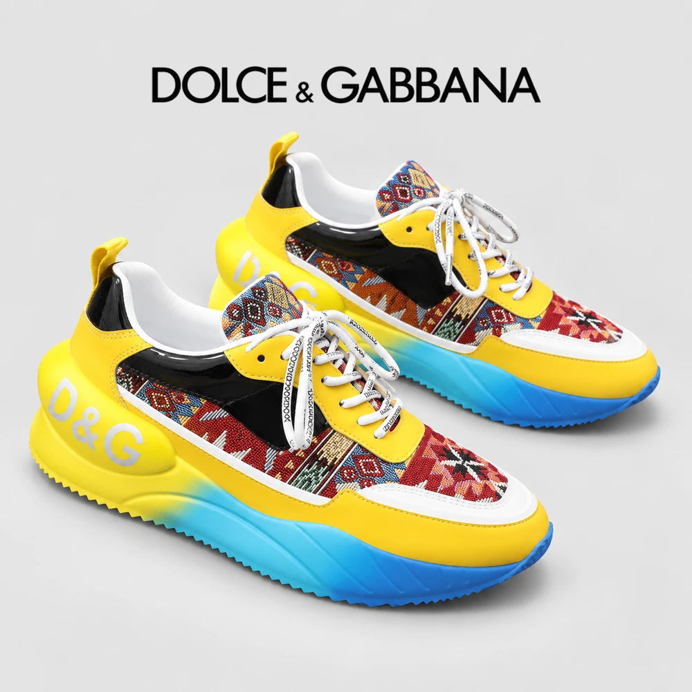 Dolce & Gabbana DG Couple's Suede Casual Sneakers