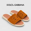 Dolce & Gabbana DG Men's PVC Slides with Molded TPU Sole