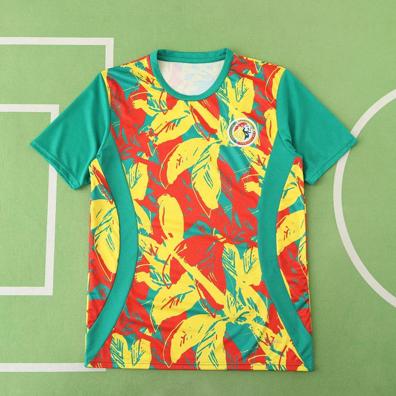 Senegal National Team 2025/26 Training Jersey – Tropical Leaf Print | Puma | Teranga Lions Fan Top