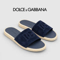Dolce & Gabbana DG Men's PVC Slides with Molded TPU Sole