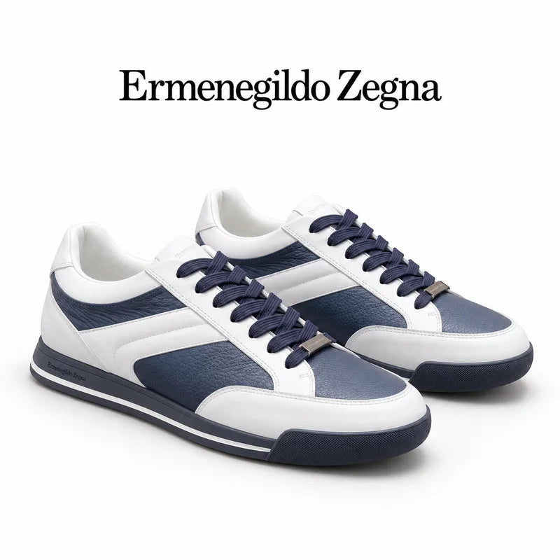 Ermenegildo Zegna Men's Calfskin Casual Shoes
