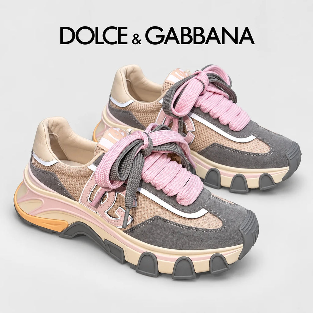 Dolce & Gabbana DG Men's Suede & Waterproof-Fabric Casual Sneakers