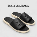 Dolce & Gabbana DG Men's PVC Slides with Molded TPU Sole