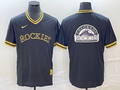Men's Colorado Rockies Black Replica Team Jerseys