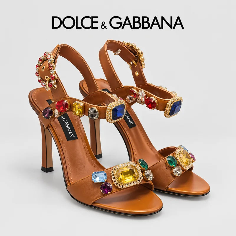 Dolce & Gabbana DG Women's Leather Heels
