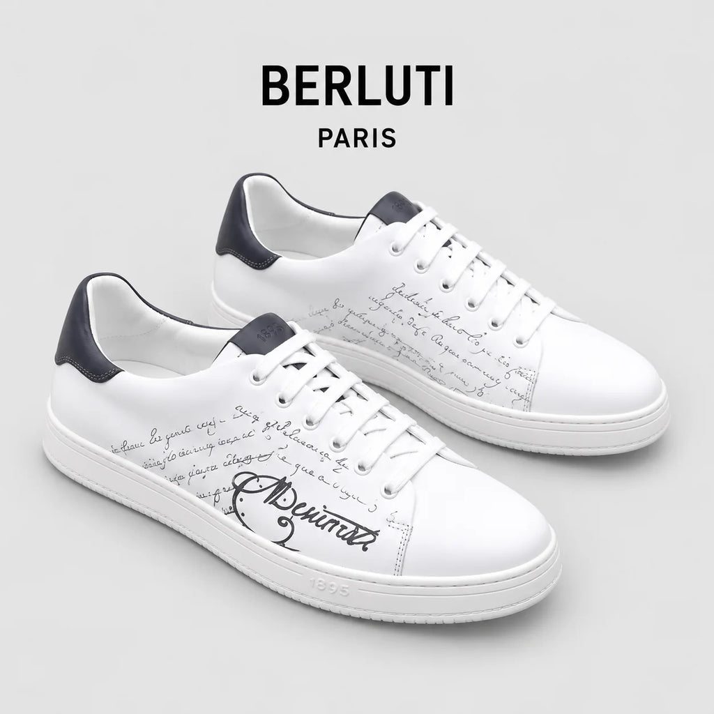 Berluti Men's Edge-Last Leather Casual Shoes