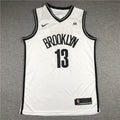 Men's Brooklyn Nets James Harden White 2020/21 Fast Break Replica Jerseys