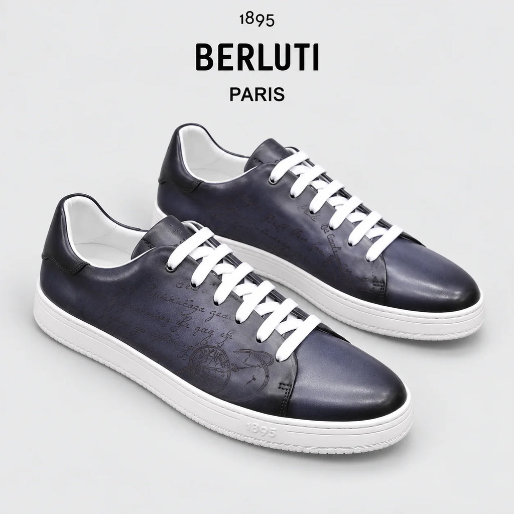 Berluti Men's Edge-Last Leather Casual Shoes