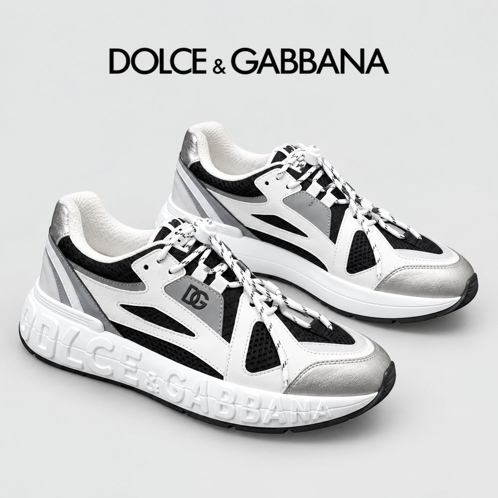 Dolce & Gabbana DG Low-Top Sneakers in Calfskin