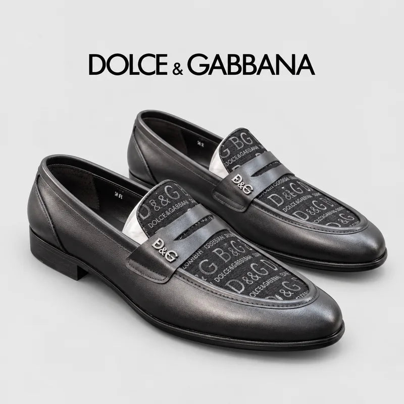 Dolce & Gabbana DG Men's Dress Shoes in Premium Calfskin