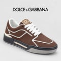 Dolce & Gabbana DG Silk Calfskin & Nubuck Casual Sneakers
