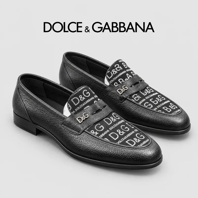 Dolce & Gabbana DG Men's Dress Shoes in Premium Calfskin