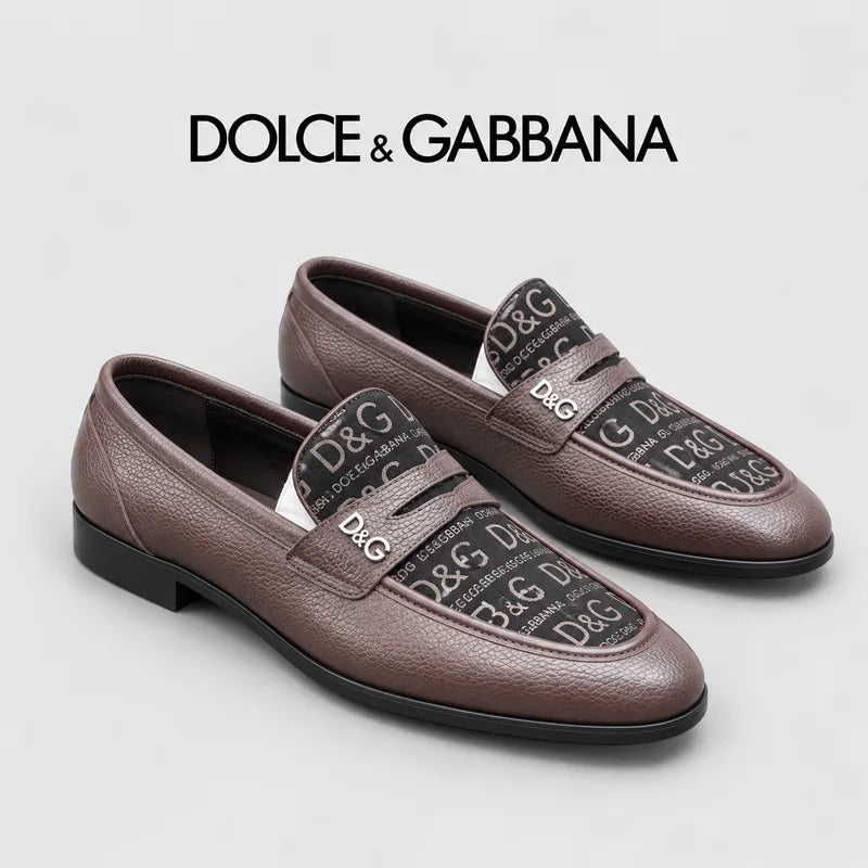 Dolce & Gabbana DG Men's Dress Shoes in Premium Calfskin