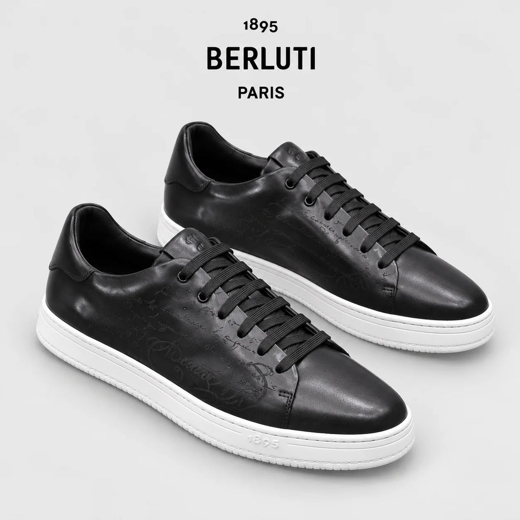 Berluti Men's Edge-Last Leather Casual Shoes