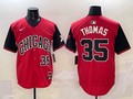 Men's Chicago White Sox Frank Thomas #35 Red/Black 2025 City Connect Limited Retired Player Jerseys