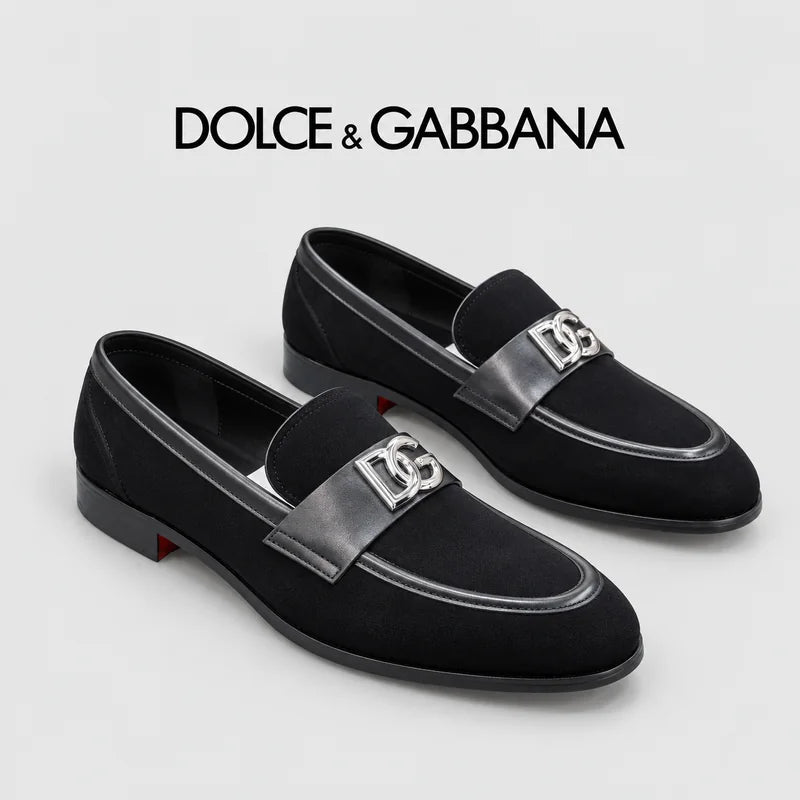 Dolce & Gabbana DG Men's Dress Shoes in Premium Calfskin