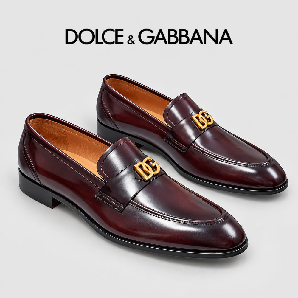 Dolce & Gabbana DG Men's Dress Shoes in Premium Calfskin