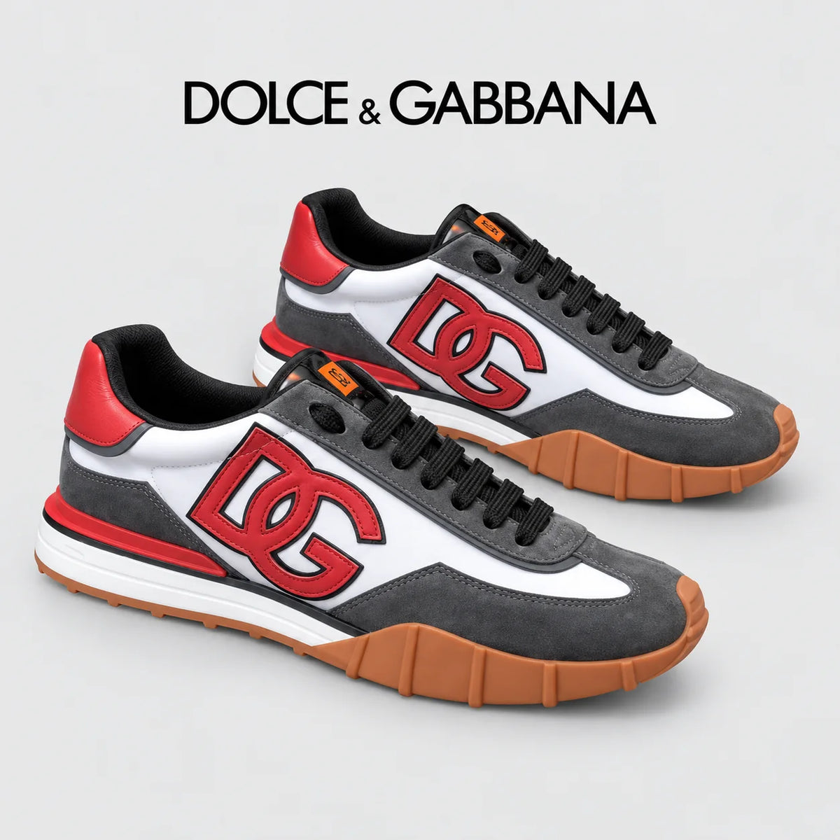 Dolce & Gabbana DG Low-Top Sneakers in Calfskin