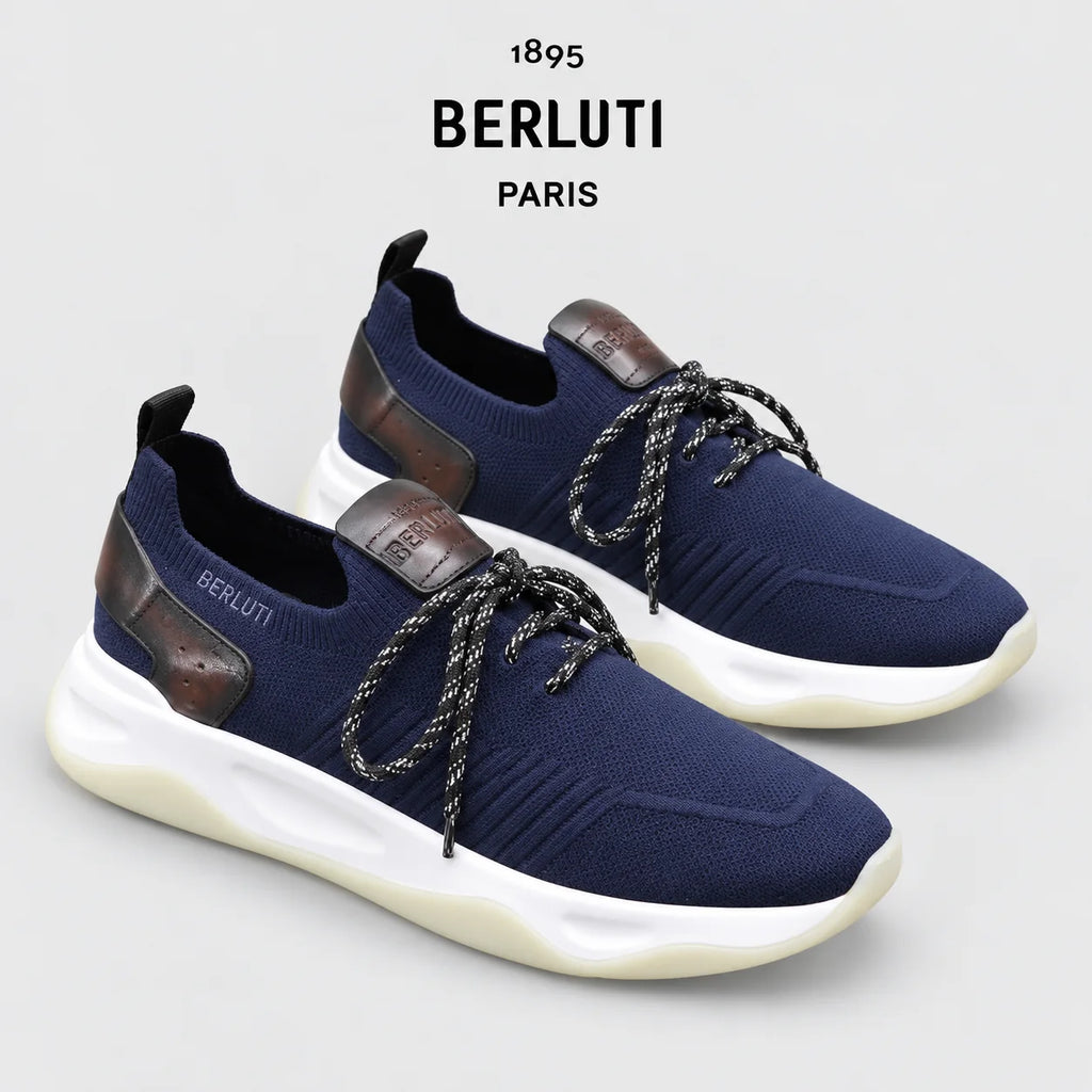 Berluti Men's Edge-Last Leather Casual Shoes