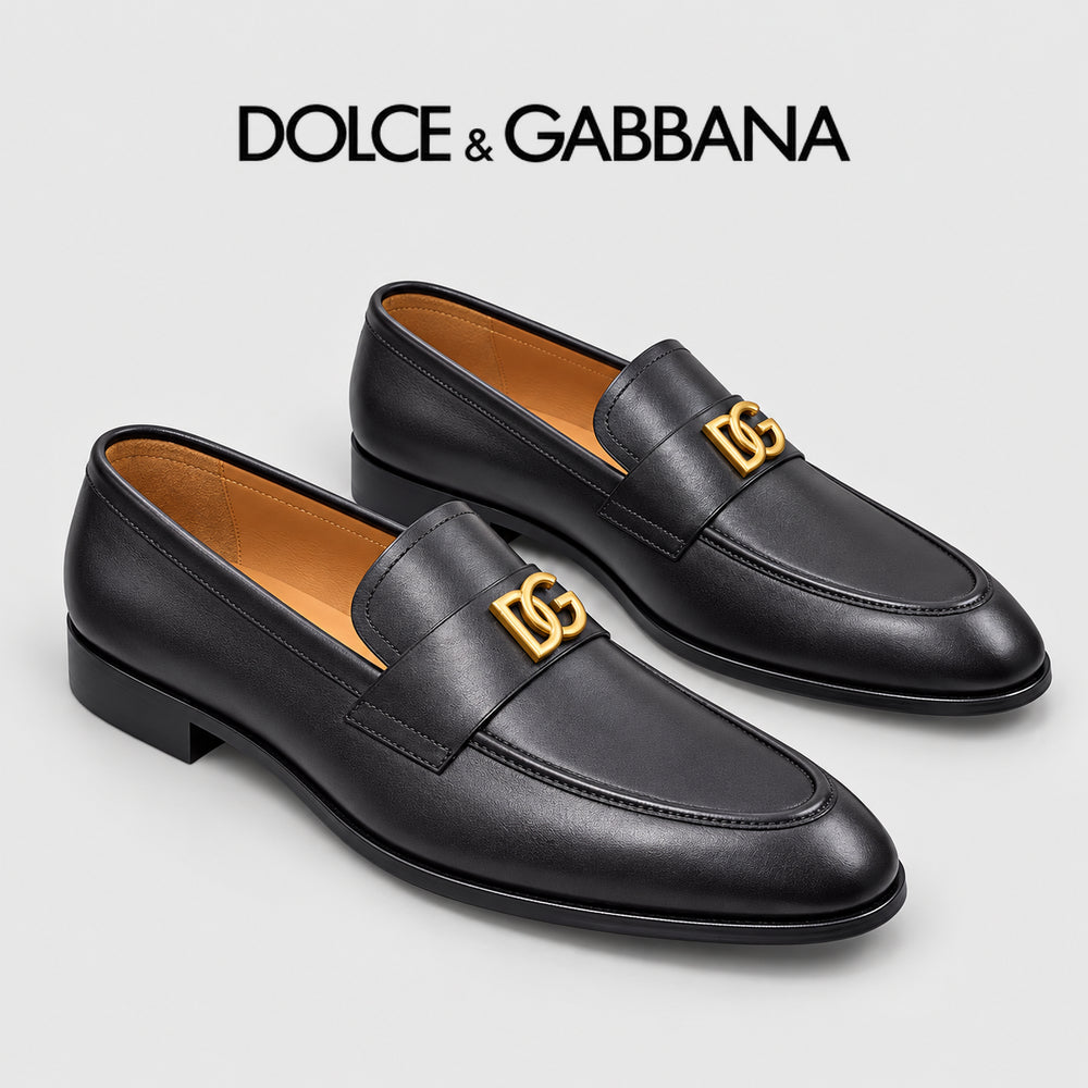 Dolce & Gabbana DG Men's Dress Shoes in Premium Calfskin
