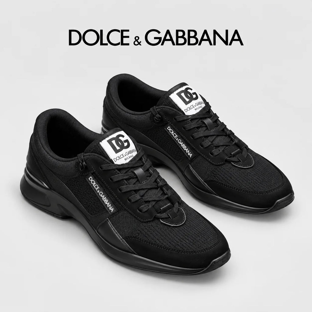 Dolce & Gabbana DG Premium Men's Mixed-Material Casual Sneakers