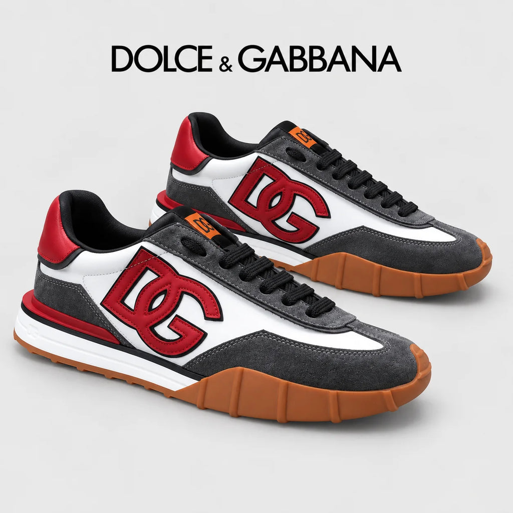 Dolce & Gabbana DG Low-Top Sneakers in Calfskin