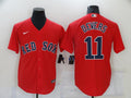 Men's Boston Red Sox Rafael Devers #11 Red Replica Baseball Jerseys