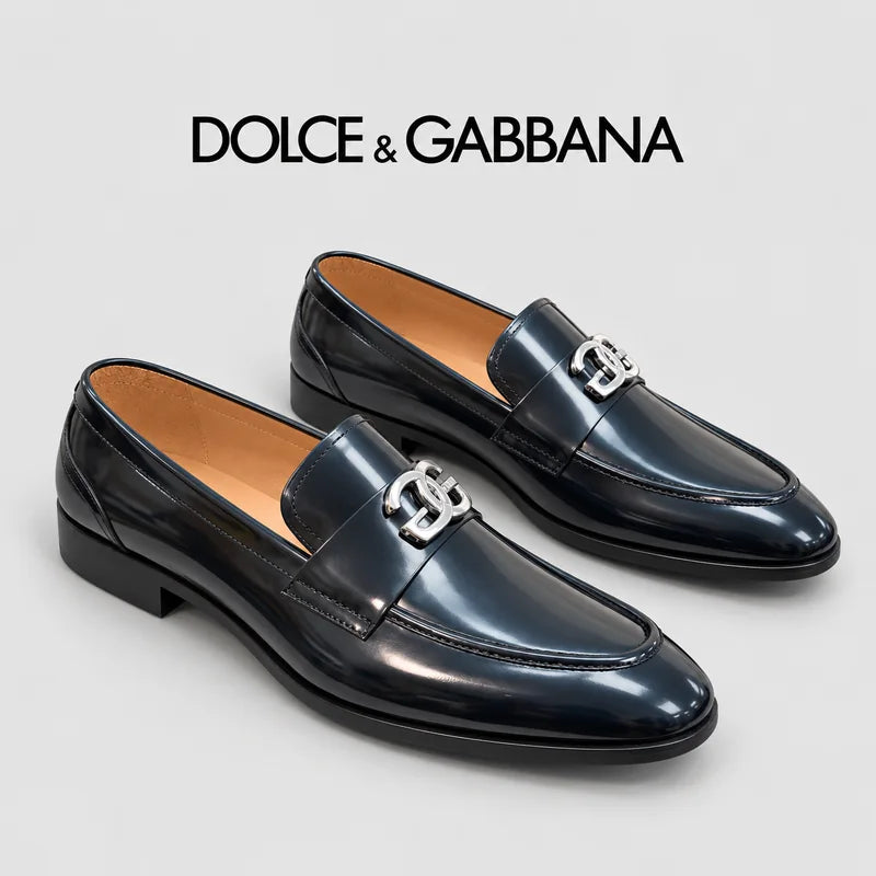Dolce & Gabbana DG Men's Dress Shoes in Premium Calfskin