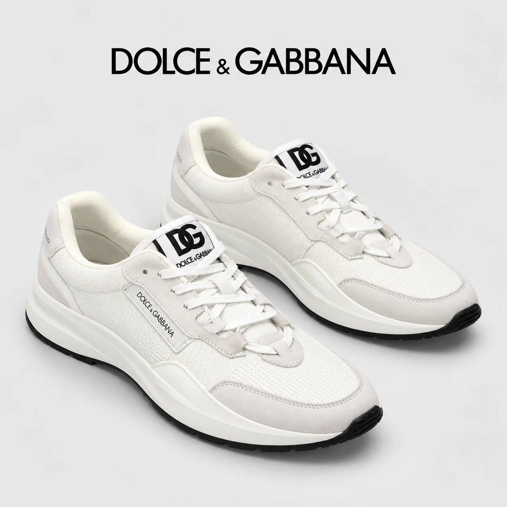 Dolce & Gabbana DG Premium Men's Mixed-Material Casual Sneakers