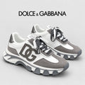Dolce & Gabbana DG Silk Calfskin & Nubuck Casual Sneakers