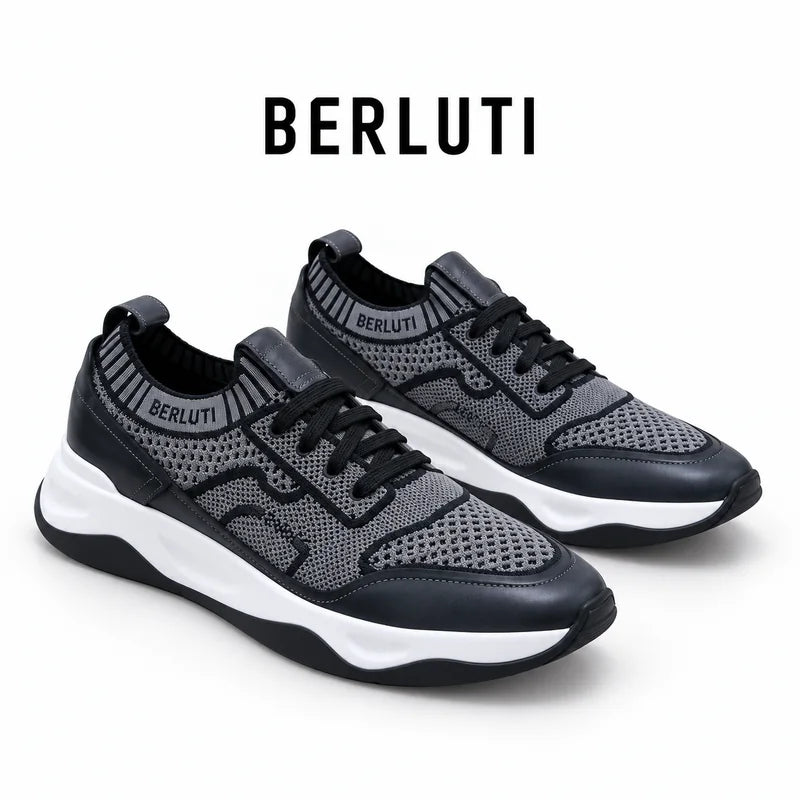 Berluti Men's Edge-Last Leather Casual Shoes